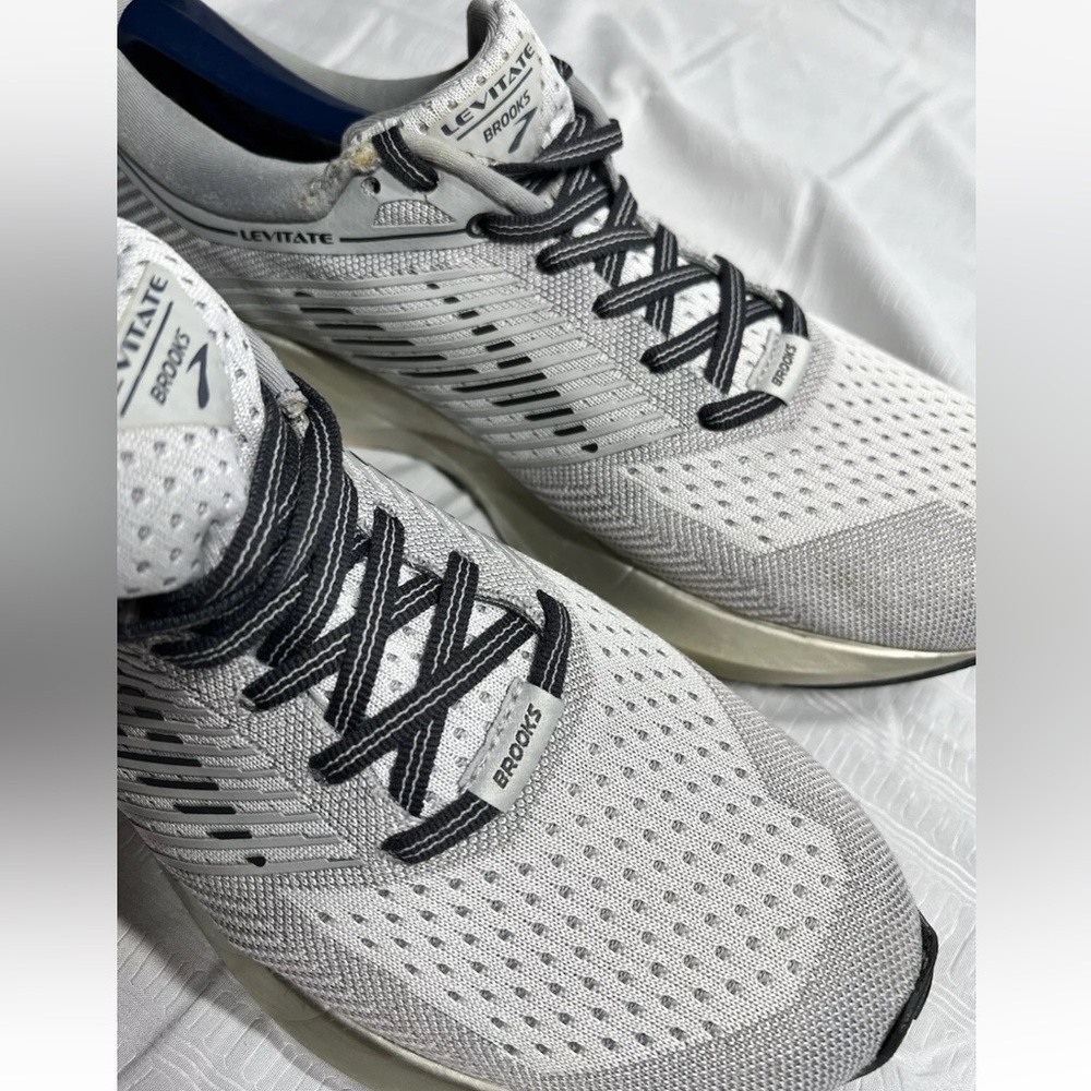 Brooks Athletic Shoes - Gray and White - Picture 6 of 6